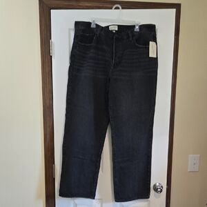 Women's Universal Thread 16r Black Wash Jeans Distress Pockets